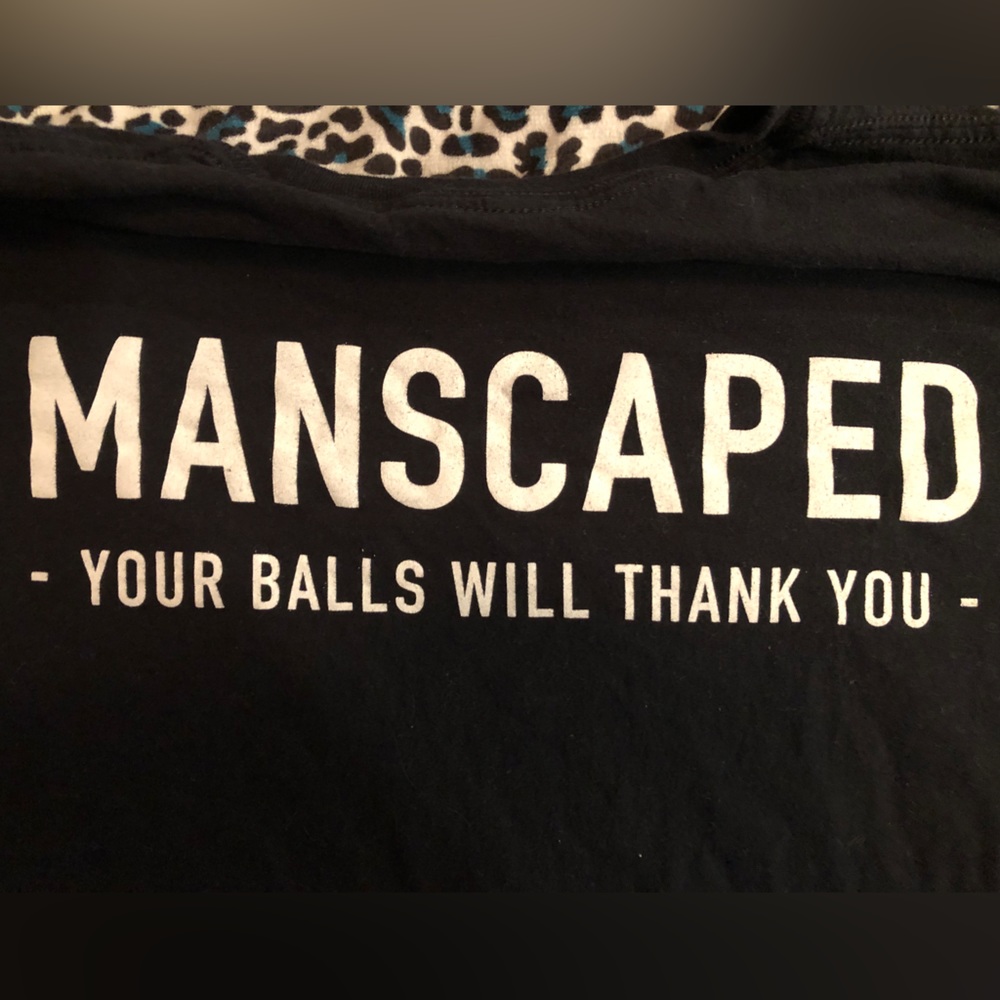 Manscape Logo T-Shirt Black 3XL Tee Shirt